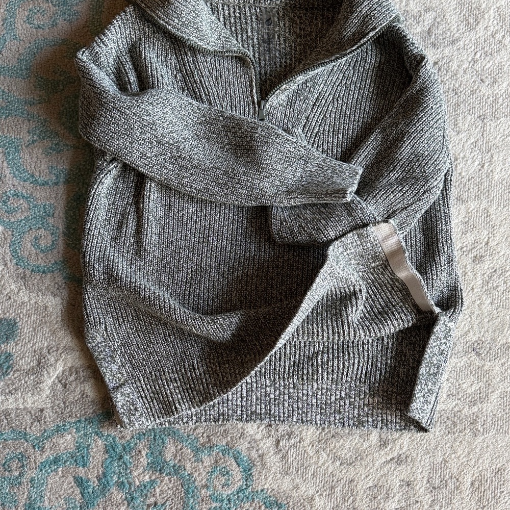 Lou & Grey Zip-Neck Ribbed Sweater - Picture 6 of 7